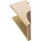 Ekena Millwork 8"W x 8"D x 16"H Wide Garner Rough Cedar Woodgrain TimberThane Corbel, Primed Tan CORUR08X08X16GARRCPR - alternate 2